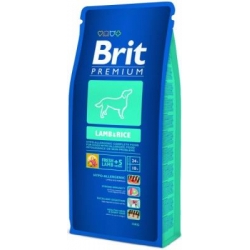 BRIT PREMIUM BY NATURE Adult Sensitive Lamb Rice 15kg + GRATIS