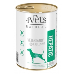 4VETS NATURAL Hepatic pies puszka 400g