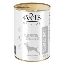 4VETS NATURAL Low Stress pies puszka 400g