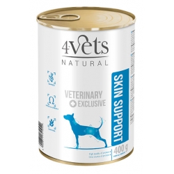 4VETS NATURAL Skin Support pies puszka 400g