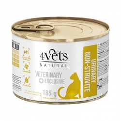 4VETS NATURAL Urinary Non-Struvite kot puszka 185g