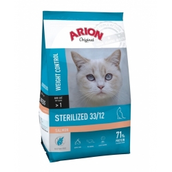 ARION Original Adult Cat Sterilized Salmon 7.5kg + GRATIS