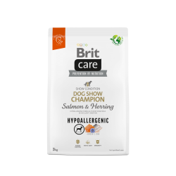 BRIT CARE Dog Show CHAMPION Hypoallergenic Salmon Herring 3kg