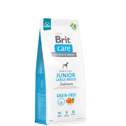 BRIT CARE JUNIOR LARGE SALMON 2x12kg + GRATIS