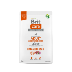 BRIT CARE ADULT MEDIUM BREED LAMB RICE 3kg