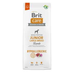 BRIT CARE JUNIOR LARGE LAMB 2x12kg + GRATIS