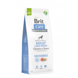 BRIT CARE SUSTAINABLE ADULT LARGE CHICKEN INSECT 12kg