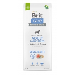 BRIT CARE SUSTAINABLE ADULT LARGE CHICKEN INSECT 12kg