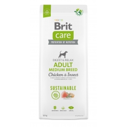 BRIT CARE SUSTAINABLE ADULT MEDIUM CHICKEN INSECT 12kg