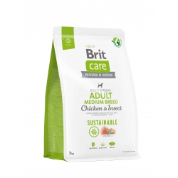 BRIT CARE SUSTAINABLE ADULT MEDIUM CHICKEN INSECT 3kg