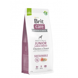 BRIT CARE SUSTAINABLE JUNIOR LARGE CHICKEN INSECT 12kg