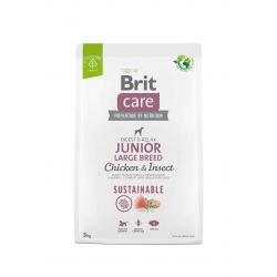 BRIT CARE SUSTAINABLE JUNIOR LARGE CHICKEN INSECT 3kg