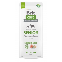 BRIT CARE SUSTAINABLE SENIOR CHICKEN INSECT 12kg