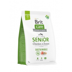 BRIT CARE SUSTAINABLE SENIOR CHICKEN INSECT 3kg