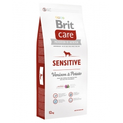 BRIT CARE SENSITIVE VENISON POTATO 12kg + GRATIS