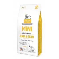 BRIT CARE MINI GRAIN-FREE Hair Skin Salmon Herring 2kg