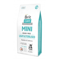 BRIT CARE MINI GRAIN-FREE Light & Sterilised Rabbit 7kg