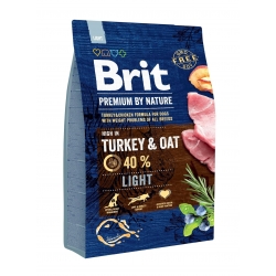 BRIT PREMIUM BY NATURE ADULT LIGHT 3kg