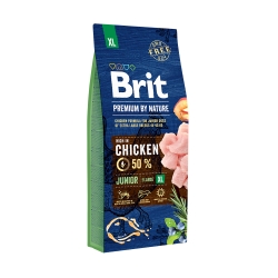 BRIT PREMIUM BY NATURE JUNIOR EXTRA LARGE XL 15kg + GRATIS