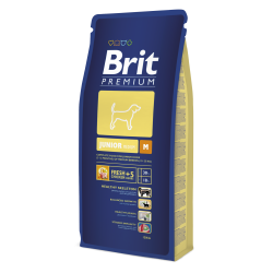 BRIT PREMIUM BY NATURE JUNIOR MEDIUM M 15KG + GRATIS