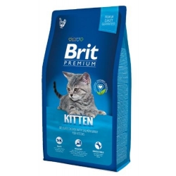 BRIT PREMIUM CAT KITTEN 8kg dla kota + GRATIS