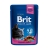 BRIT PREMIUM CAT Kurczak i Indyk w sosie 100g saszetka