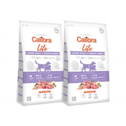 CALIBRA Life Dog Junior Small Medium Lamb 2x 2,5kg