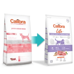 CALIBRA Life Dog Junior Small Medium Lamb 2,5kg