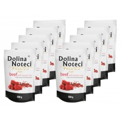 DOLINA NOTECI Premium PURE Wołowina z Brązowym Ryżem 10x 500g