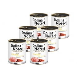 DOLINA NOTECI Premium Pure Kurczak z Brązowym Ryżem CHICKEN 6x 800g