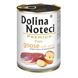DOLINA NOTECI Premium PURE gęś z jabłkiem 400g
