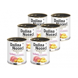 DOLINA NOTECI Premium Pure Indyk z Ziemniakami TURKEY 6x 800g