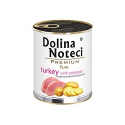 DOLINA NOTECI Premium Pure Indyk z Ziemniakami TURKEY 800g