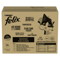 FELIX Fantastic In Jelly Mix Smaków 120x 85g