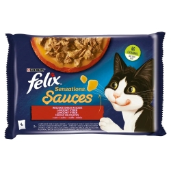 FELIX Sensations WIEJSKIE SMAKI indyk jagnięcina  sos 4x85g