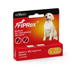 FIPREX L krople dla psa 20kg-40kg - 1 pipeta x4ml