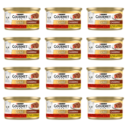 GOURMET GOLD Beef Chicken Tomatoes Casserole Wołowina i Kurczak z pomidorami 12x85g