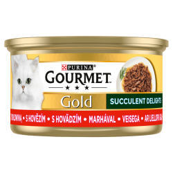 GOURMET GOLD Succulent Delights Beef Wołowina 85g