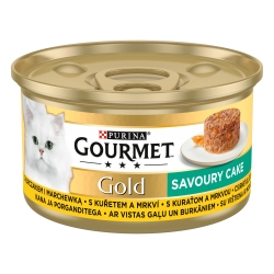 GOURMET GOLD SavouryCake Chicken Carrot Kurczak Marchewka 6x85g