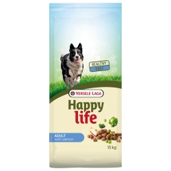 HAPPY LIFE ADULT SALMON 15kg + GRATIS