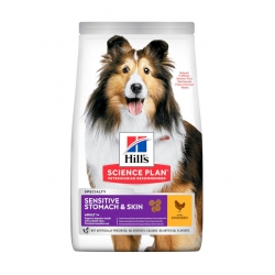 Hill's SP Science Plan Canine Adult Sensitive Stomach & Skin 2,5kg