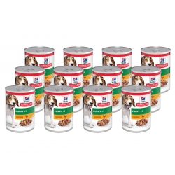 HILL'S SP Canine Puppy Chicken puszka 12x 370g