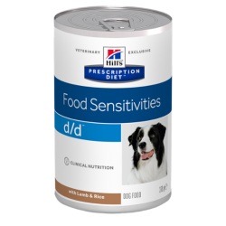 Hill's PD Prescription Diet Canine d/d Lamb & Rice puszka 370g