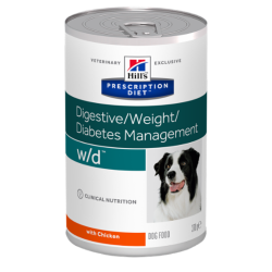 HILL'S PD CANINE W/D Digestive Weight Diabetes Management puszka 370g