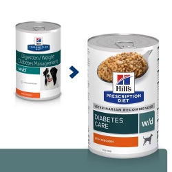 HILL'S PD CANINE W/D Digestive Weight Diabetes Management puszka 6 x 370g