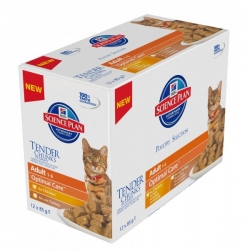 HILL'S SP FELINE Adult Multipack Chicken Turkey saszetki 12x85g