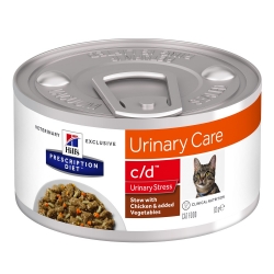 Hill's PD Prescription Diet Feline c/d Urinary Stress Chicken Stew pakiet 6x 82g