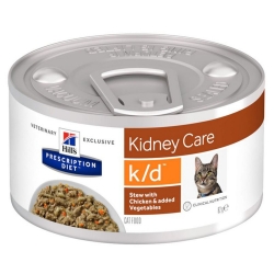 HILL'S PD Feline k/d Kidney Care Chicken Stew puszka 82g