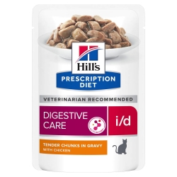 Hill's PD Feline i/d Digestive Care Chicken saszetka sos 12x 85g