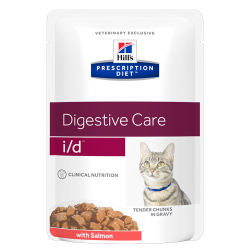 Hill's PD Feline i/d Digestive Care salmon saszetka sos 85g